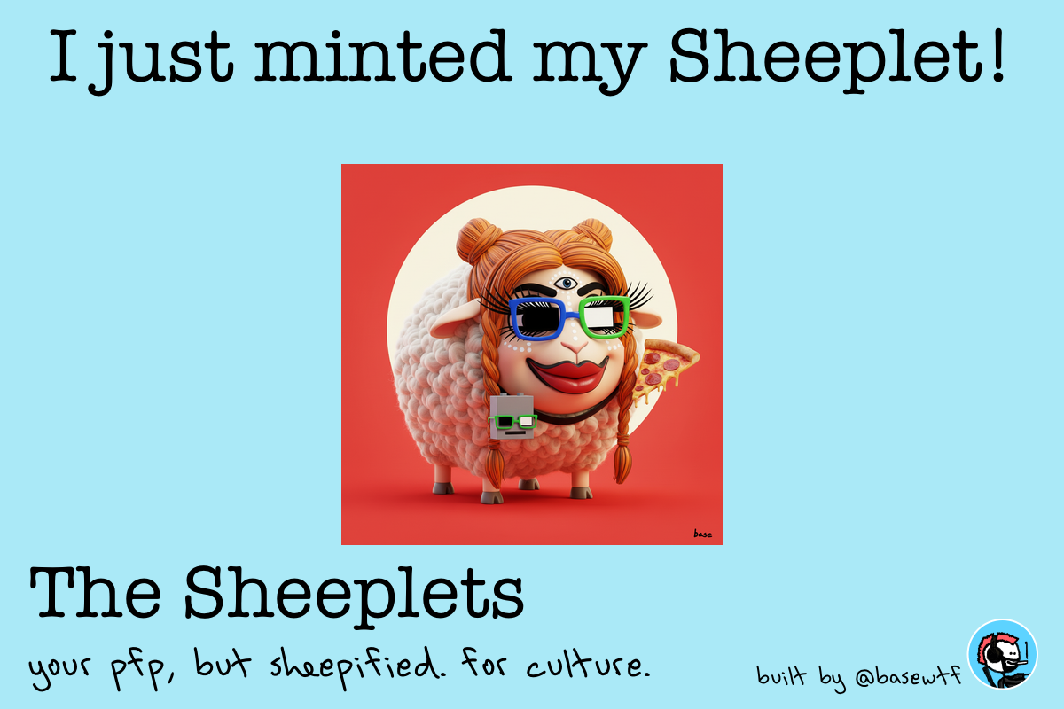 Check out this sheeplet by @nounishprof!